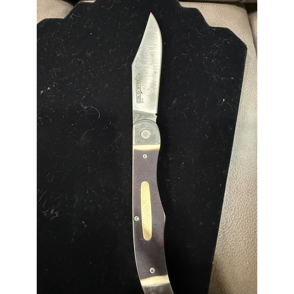 Cold Steel Ranch Boss II Folding Knife SK-5 High Carbon Steel Clip Point Blade
